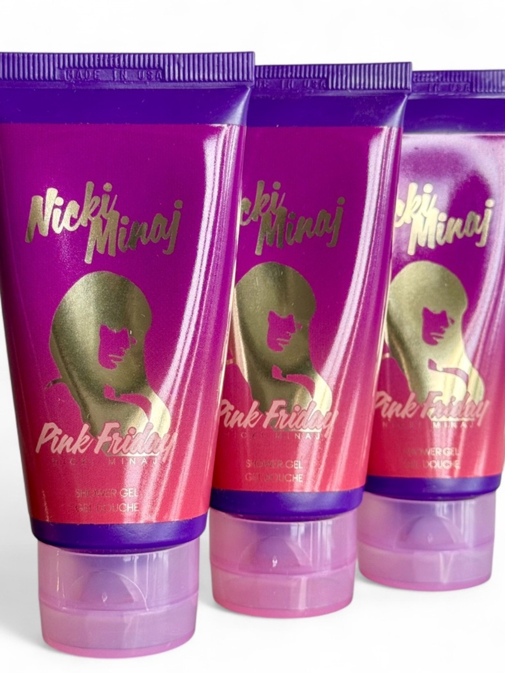 ✨3x Nicki Minaj Pink Friday Scented Body Wash 50mL New Never used